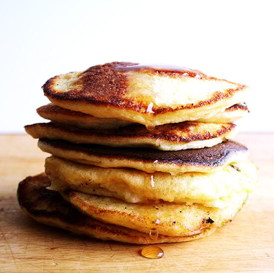 Lemon-ricotta pancakes