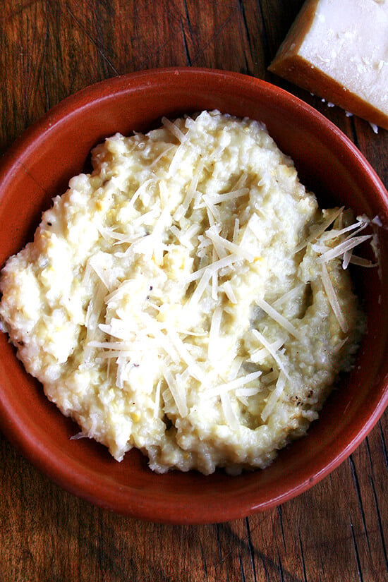 Fresh Corn Polenta with Parmigiano Reggiano