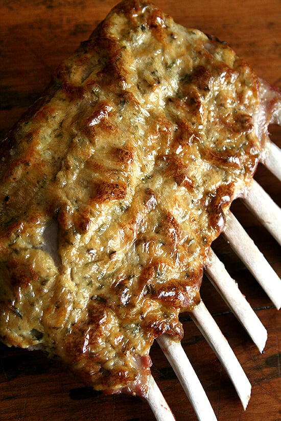 Cooked Rack of Lamb