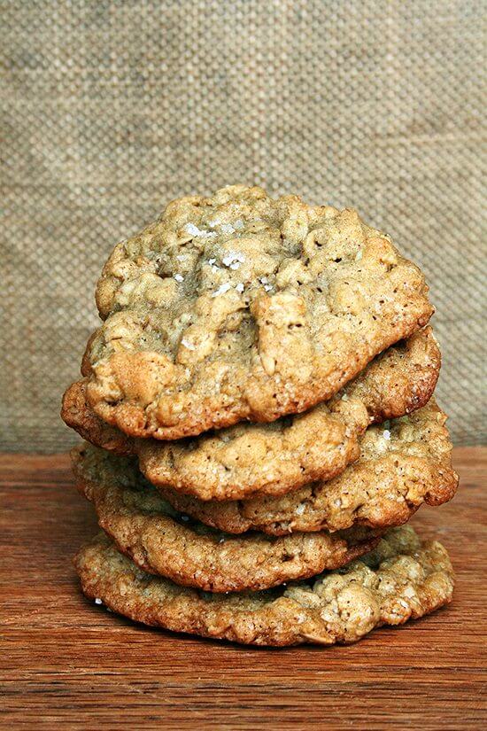 salted oatmeal cookies salted oatmeal cookies