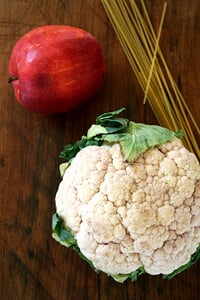 cauliflower and apple