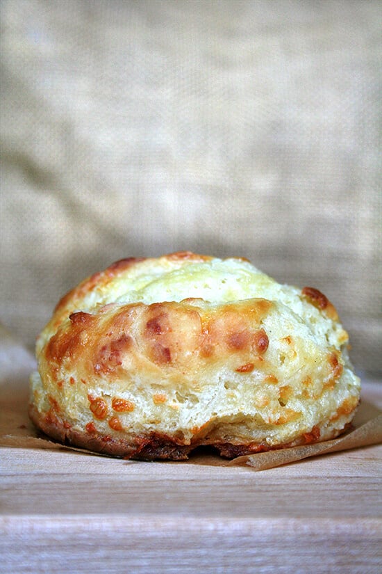 cheddar biscuit, baked straight from the freezer