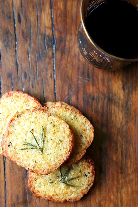 glogg and parmesan rosemary crackers glogg and parmesan rosemary crackers