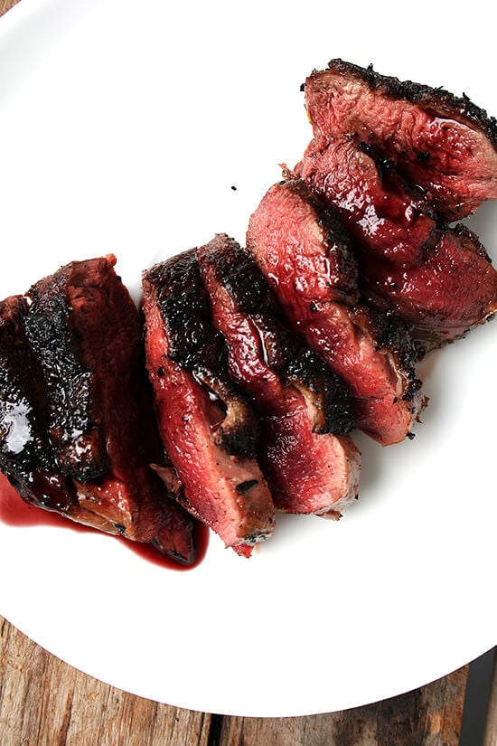 seared and sauced duck breast seared and sauced duck breast