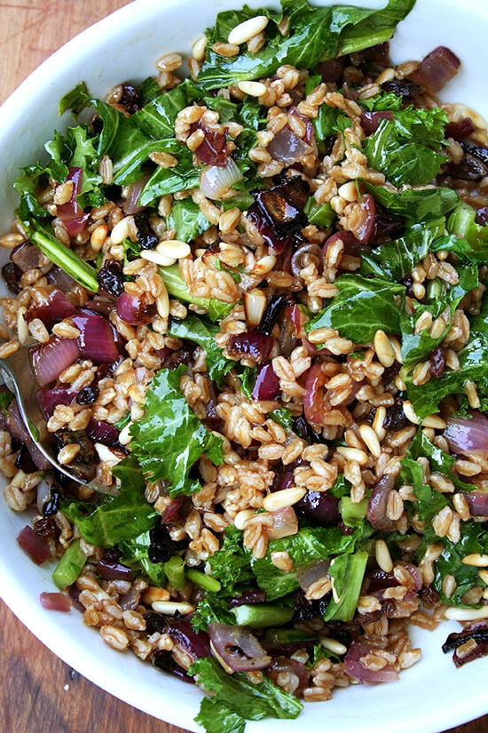 Farro salad, Zuni Cafe inspired