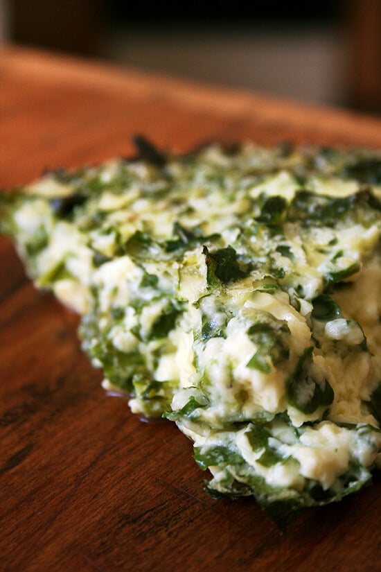 crustless quiche loaded with kale