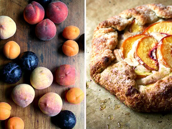 stone fruit; peach galette stone fruit; peach galette