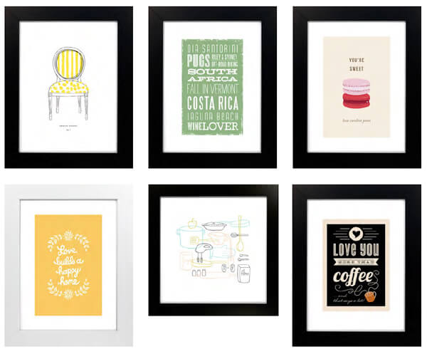 art prints for the hostess, by minted art prints for the hostess, by minted