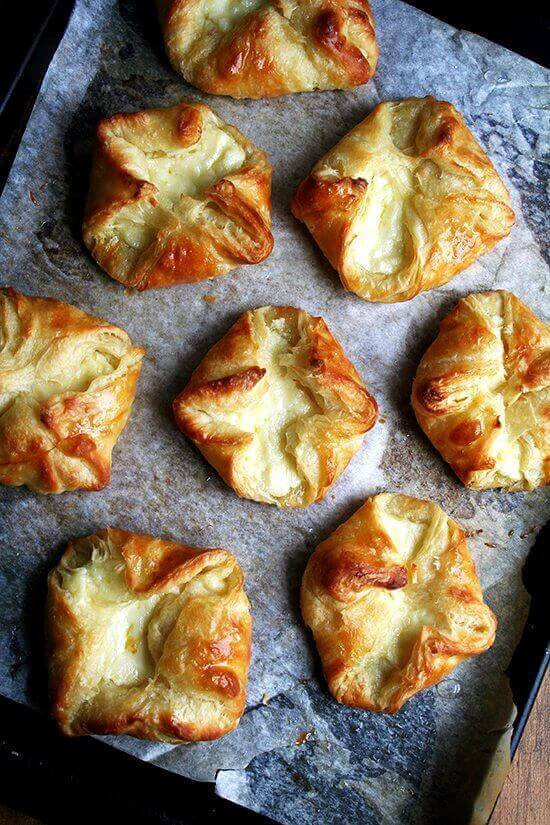 baked cheese danishes