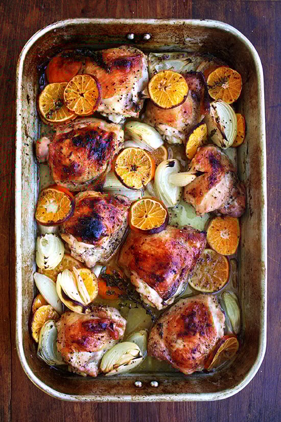 Jerusalem's Roast Chicken with Clementines