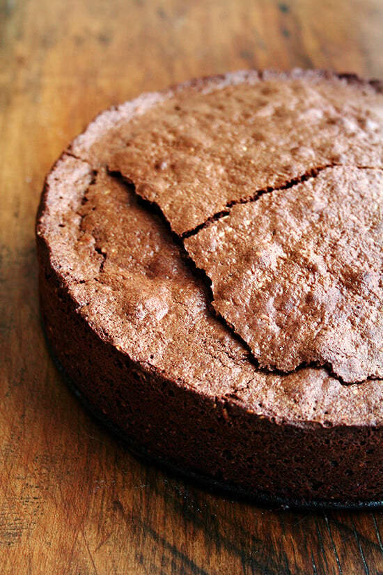 Torta recién horneada